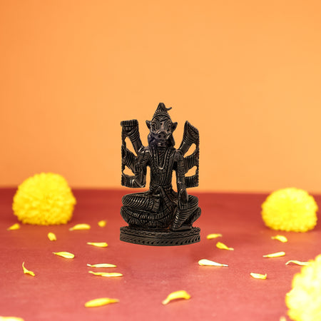 Divine Hindu Lord Varahi Karungali Idol – Ebony Wood